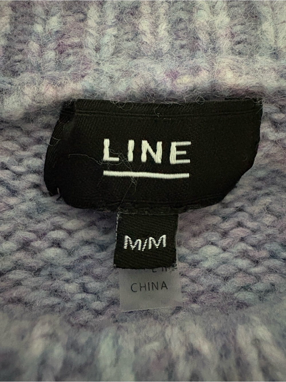 LINE Purple Wool Blend Marissa Sweater | Size Medium - Picture 7 of 8